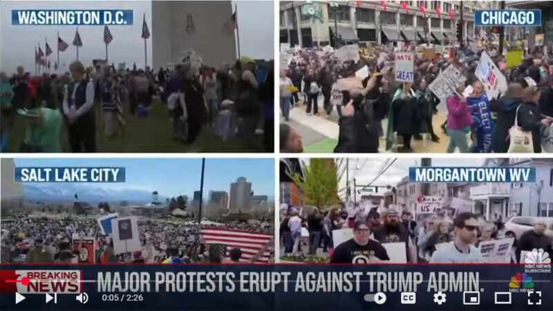 “He’s Taking Away My Security!” – Nationwide Uprising Erupts Against Trump Agenda, Shocking Scenes Unfold From D.C. to Mar-a-Lago